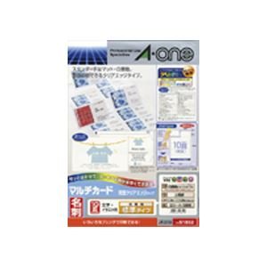 Amazon | エーワン マルチカード 各種プリンター兼用紙 両面クリア